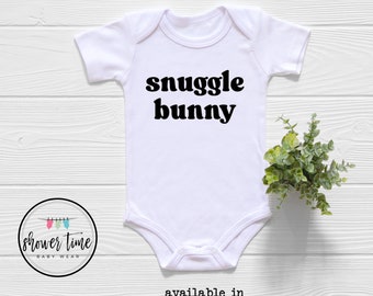 Snuggle Bunny Baby Onesie® - Cute Easter Onesie® - Easter Bunny Onesie®