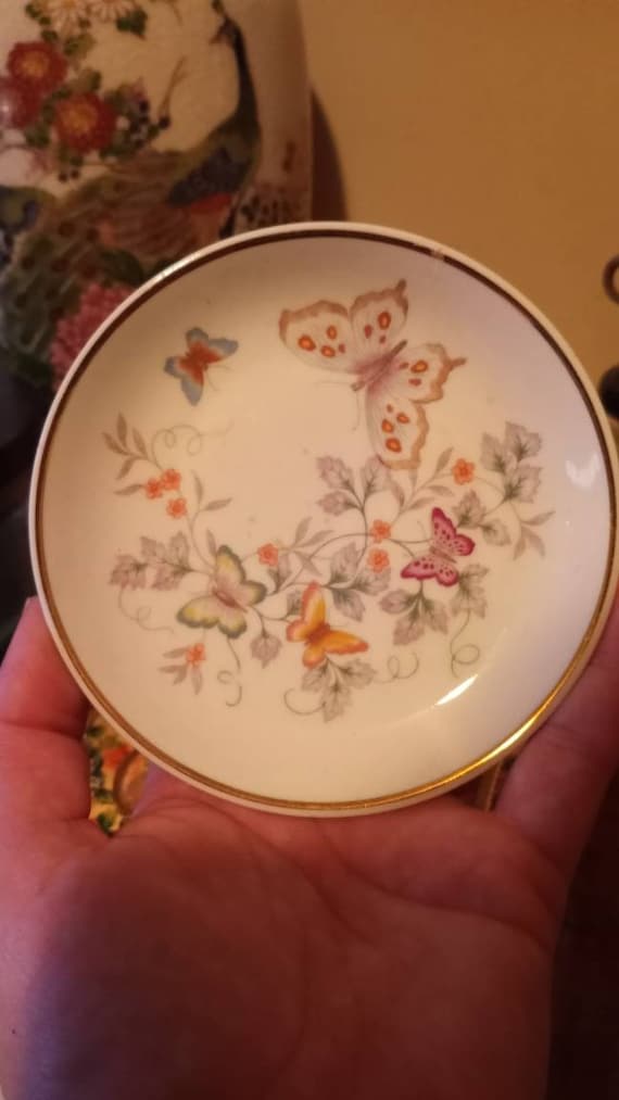 22K Gold Lined Avon Butterfly Dish 1979 Avon Colle