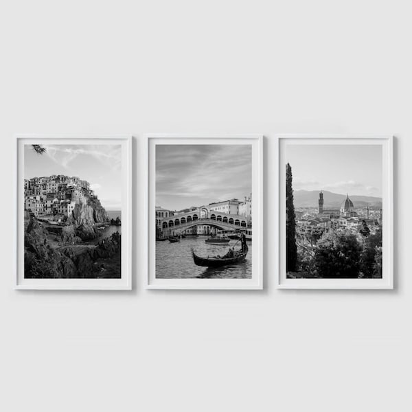 Italy Photography Black and White Etsy