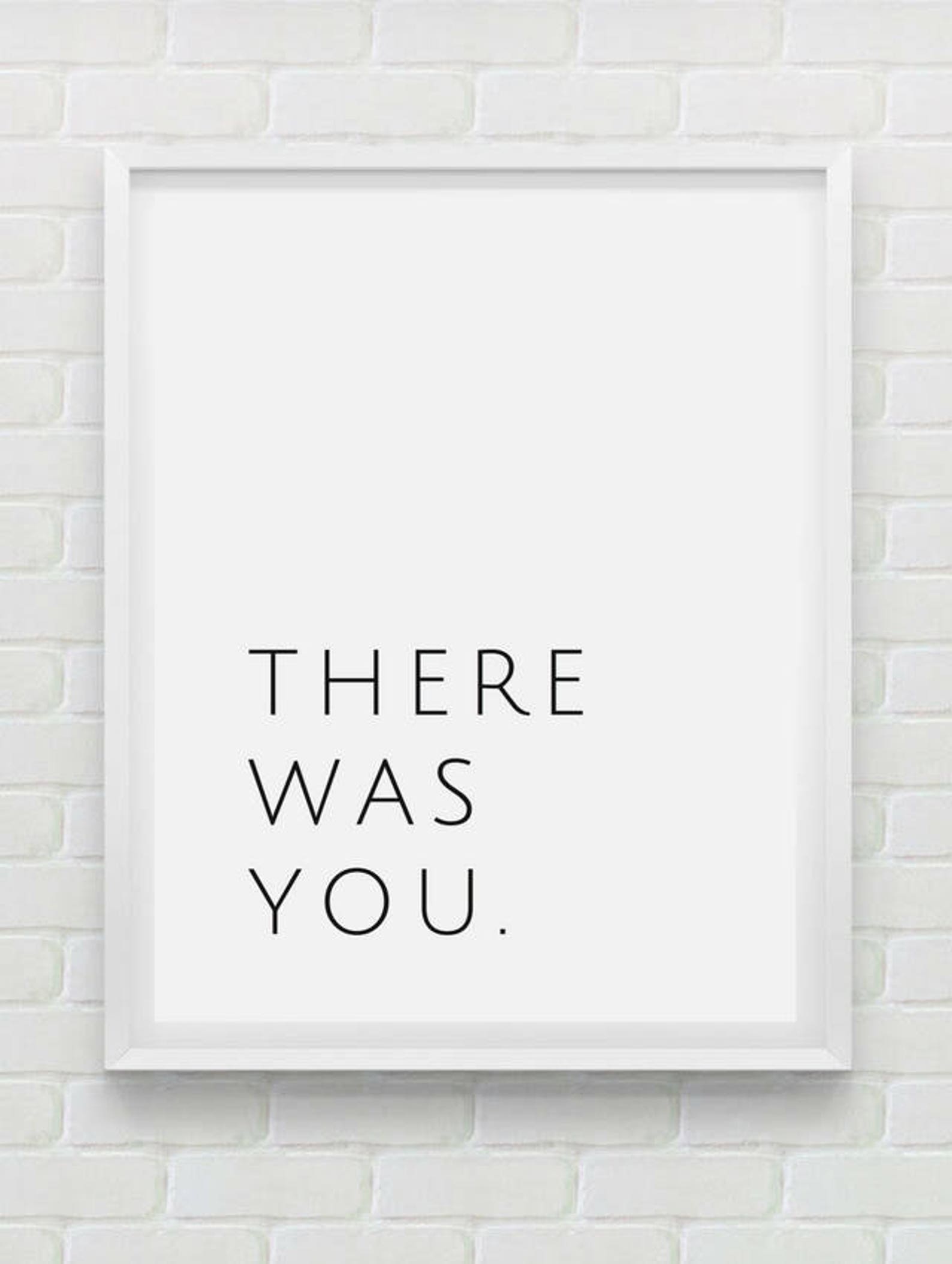 Love Wall Art Love Quote Love Print Love Art and Then One Day Etsy