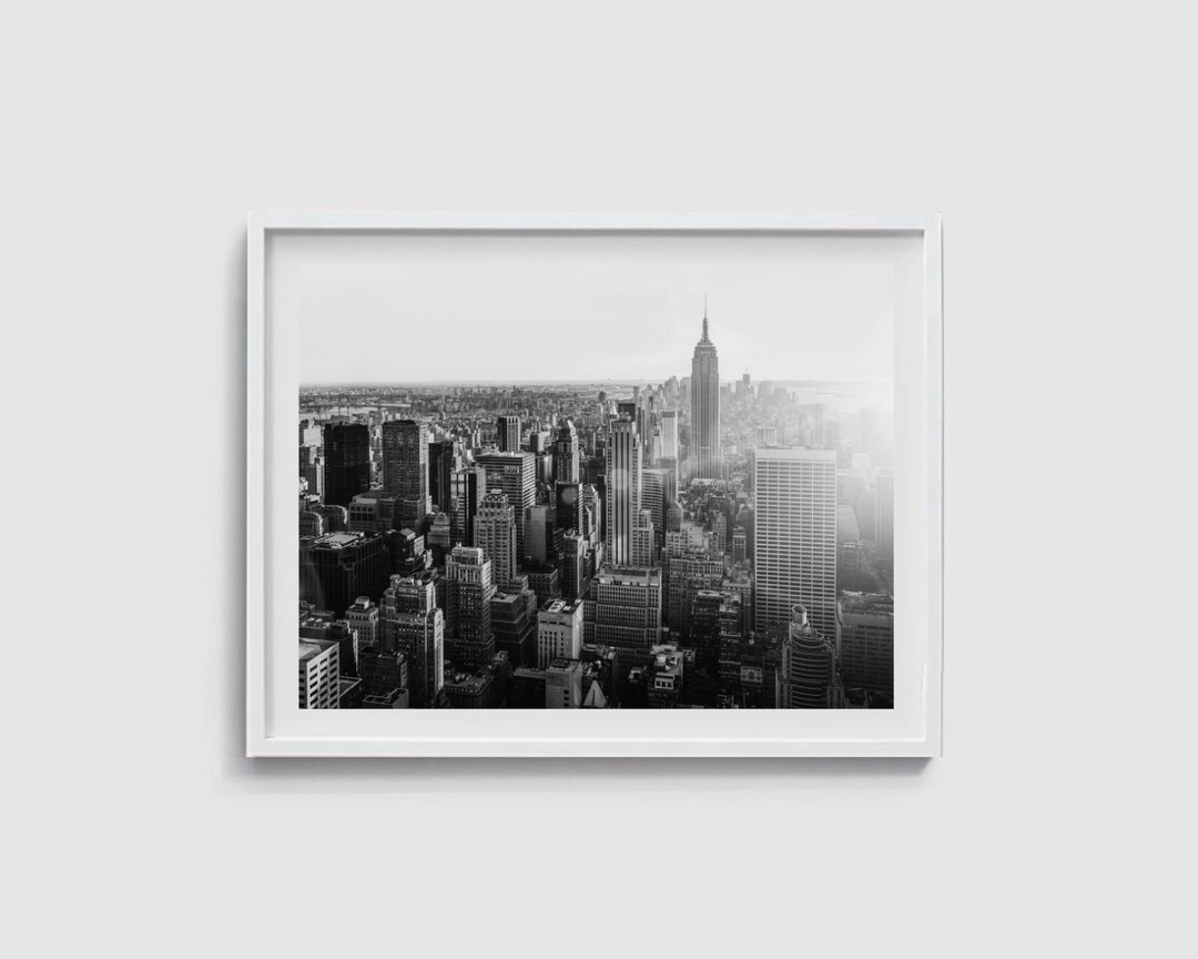 New York City Skyline Print NYC Art Print New York Print New York Art ...