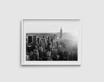 New York City skyline print NYC art print New York print New York art New York poster New York skyline art NYC skyline New York City print