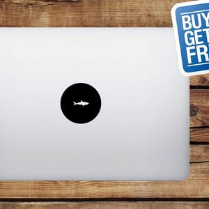 Hai MacBook Apple Aufkleber Aufkleber / Laptop Aufkleber / Apple-Logo Cover / 2 für 1 Preis Bild 2