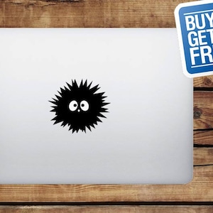 Hedgehog - Macbook Apple Decal Sticker / Laptop Decal / Apple Logo Cover / 2 for 1 price