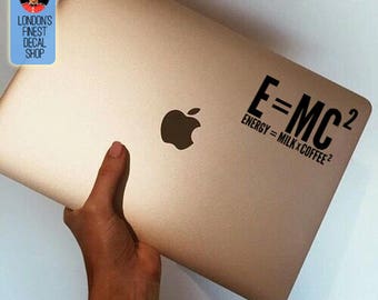 Energy is milk and coffee Macbook / Laptop Vinyl Decal