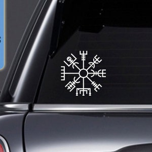 Vegvisir ルーン文字コンパス - 車用ビニールデカール