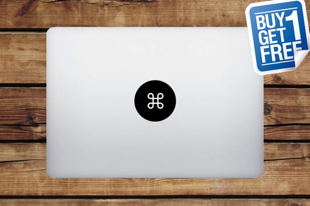 Command Icon - MacBook Apple Decal Sticker / Laptop Decal / Apple Logo ...