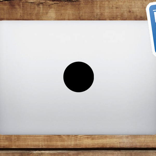 Circle - Macbook Apple Decal Sticker / Laptop Decal / Apple Logo Cover / 2 for 1 price