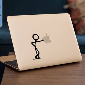Stickman - Macbook Vinyl Decal Sticker / Laptop Decal / iPad Sticker