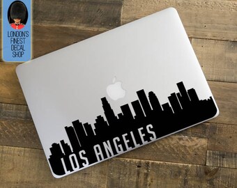 Sticker pour Macbook/ordinateur portable Los Angeles City Skyline