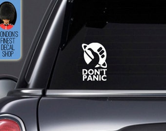 Don't Panic - Car Vinyl Decal