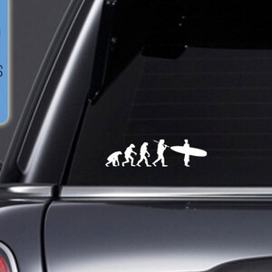 Surfer Evolution - Car Vinyl Decal