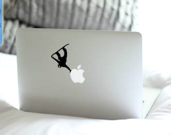 Snowboarder - Macbook Vinyl Aufkleber Sticker / Aufkleber Laptop / iPad Aufkleber