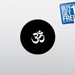Om Hindu Buddhist - Macbook Apple Decal Sticker / Laptop Decal / Apple Logo Cover / 2 for 1 price