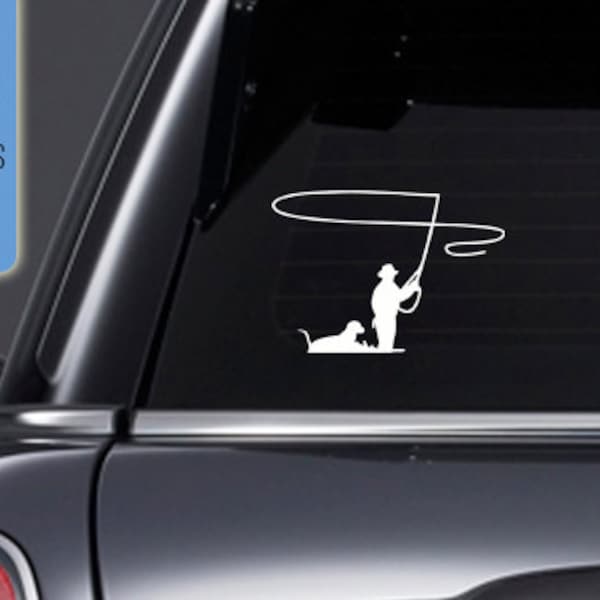 Fly Fishing Decal Etsy
