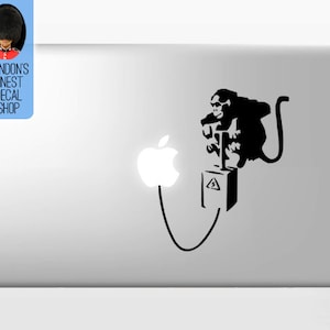 Mono explosivo de Banksy - Vinilo adhesivo para Macbook, portátil y iPad