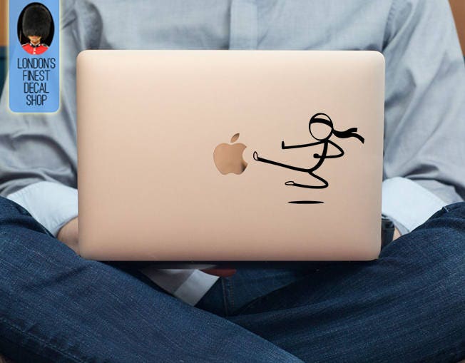  StickerSmith Stickman Carry Decal for Laptop Sticker Mac Decal  Pro Laptop Sticker Vinyl Decal Mac Skin 13 15 17 : Electronics
