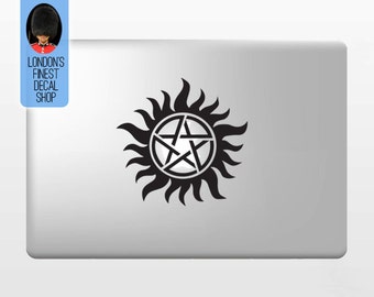 Supernatural Anti Possession - Macbook Vinyl Decal Sticker / Laptop Decal / iPad Sticker
