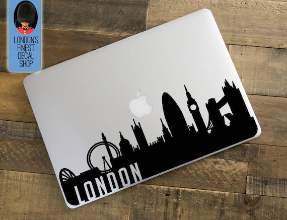 London City Skyline Macbook / Laptop Decal