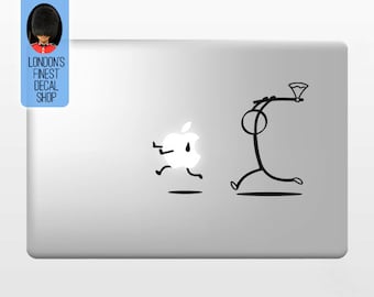 Stickman Hunting - Macbook Vinyl Decal Sticker / Laptop Decal / iPad Sticker