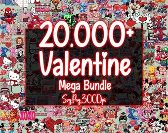 20.000+ Valentine Mega Bundle png Bundle, Retro valentine png, Valentines day png, kids valentine png bundle