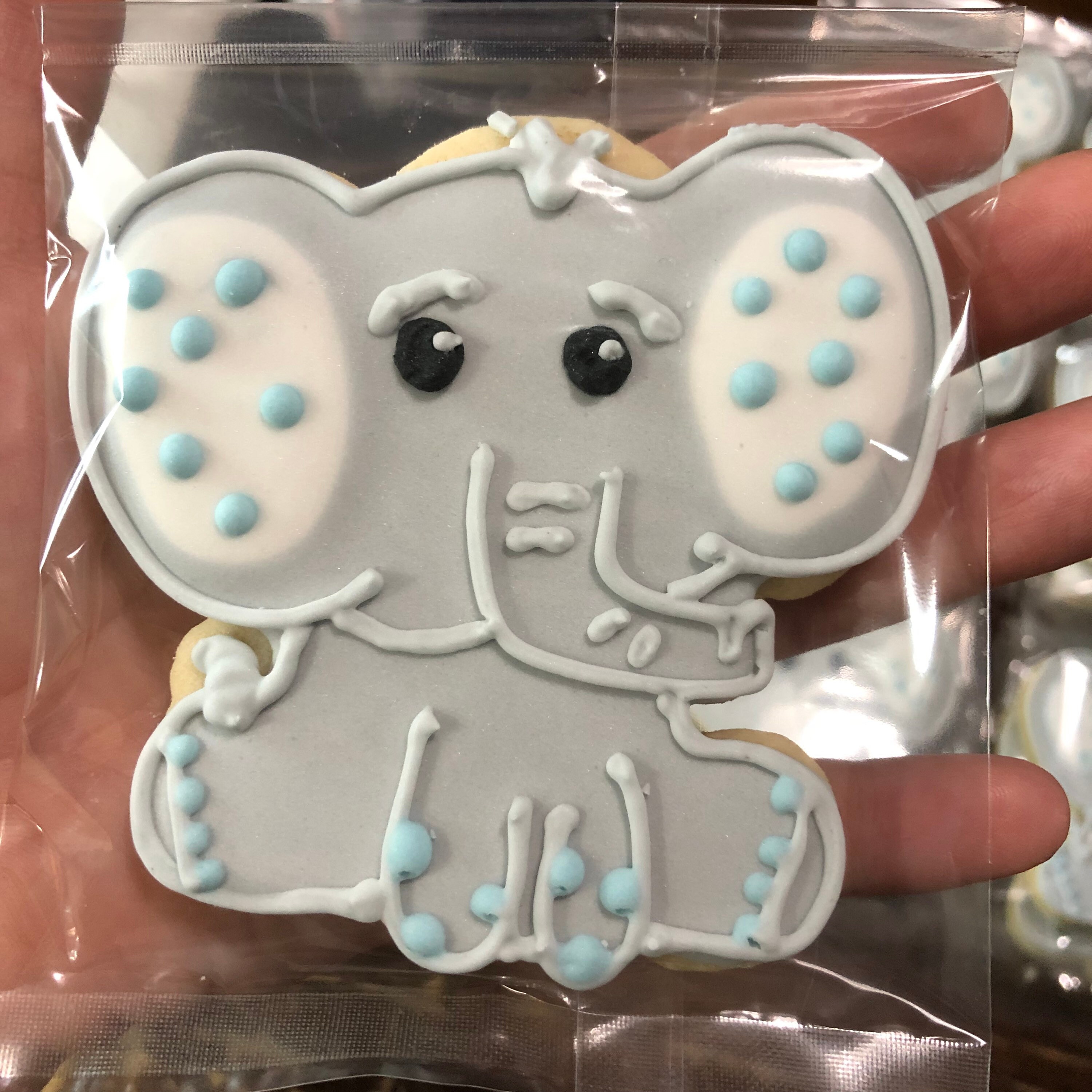 Elephant Cookies Baby Shower Etsy
