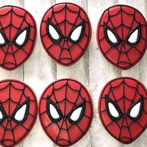 Spider-Man cookies
