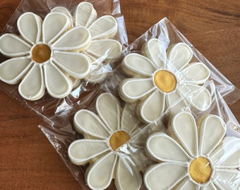 Daisy Flower Cookies