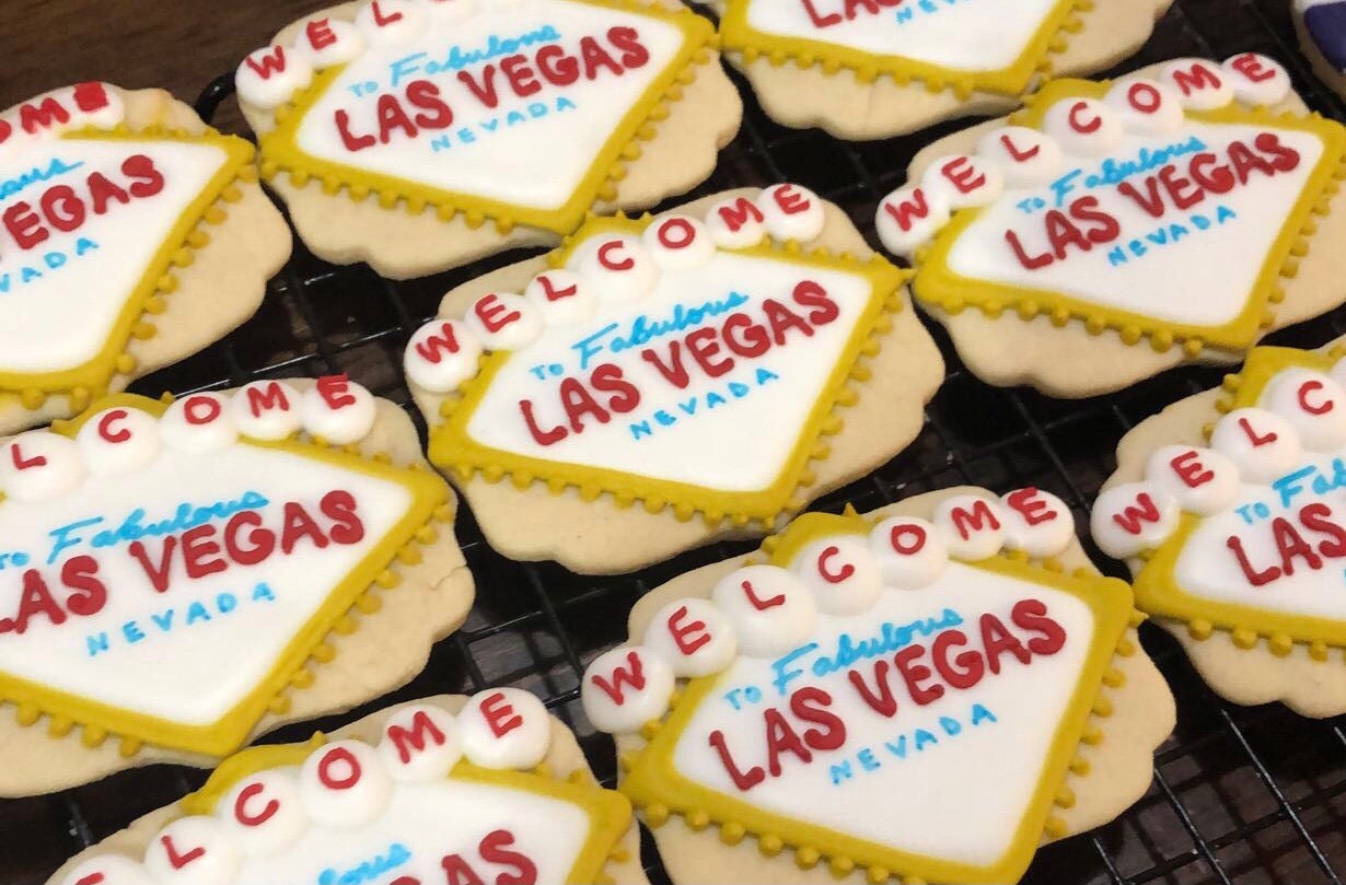 Las Vegas poker casino cookies Etsy