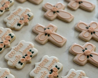 Baptism / christening cookies