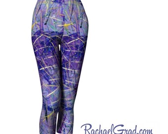 Capri Leggings for Women, Leggings Capri, Capris Workout, Capris Purple, Leggings Purple, Capris, Capris Yoga, Capris Women, Capri Legging