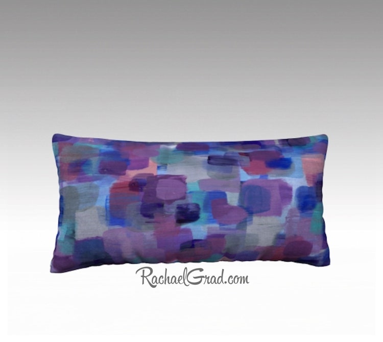 long purple pillow