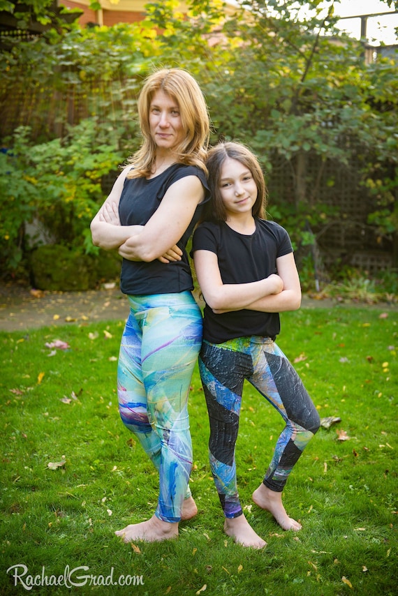 Kids top black leggins