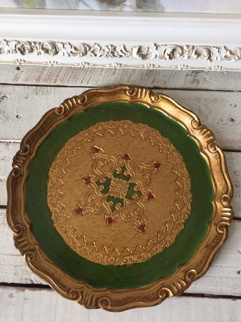 Beautiful Florentine Tray Made In Italy Serving Tray Serving Etsy
