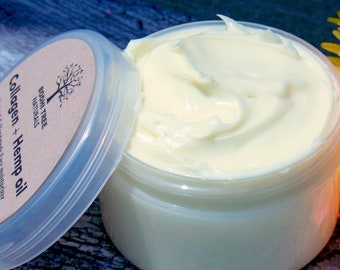 Collagen Night cream / Anti Aging / Collagen from Natural Sources / Self Care / Handmade SkinCare