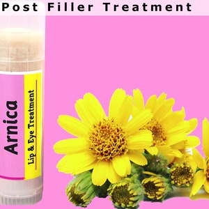 Arnica Lip Balm & Eye Serum / Anti Aging - Relief /Post Filler / Handmade Skin Care
