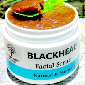 Hydrating Blackhead Facial Scrub Anti Aging Natural Handmade Exfoliating Scrub / Natural Organic Skin Care