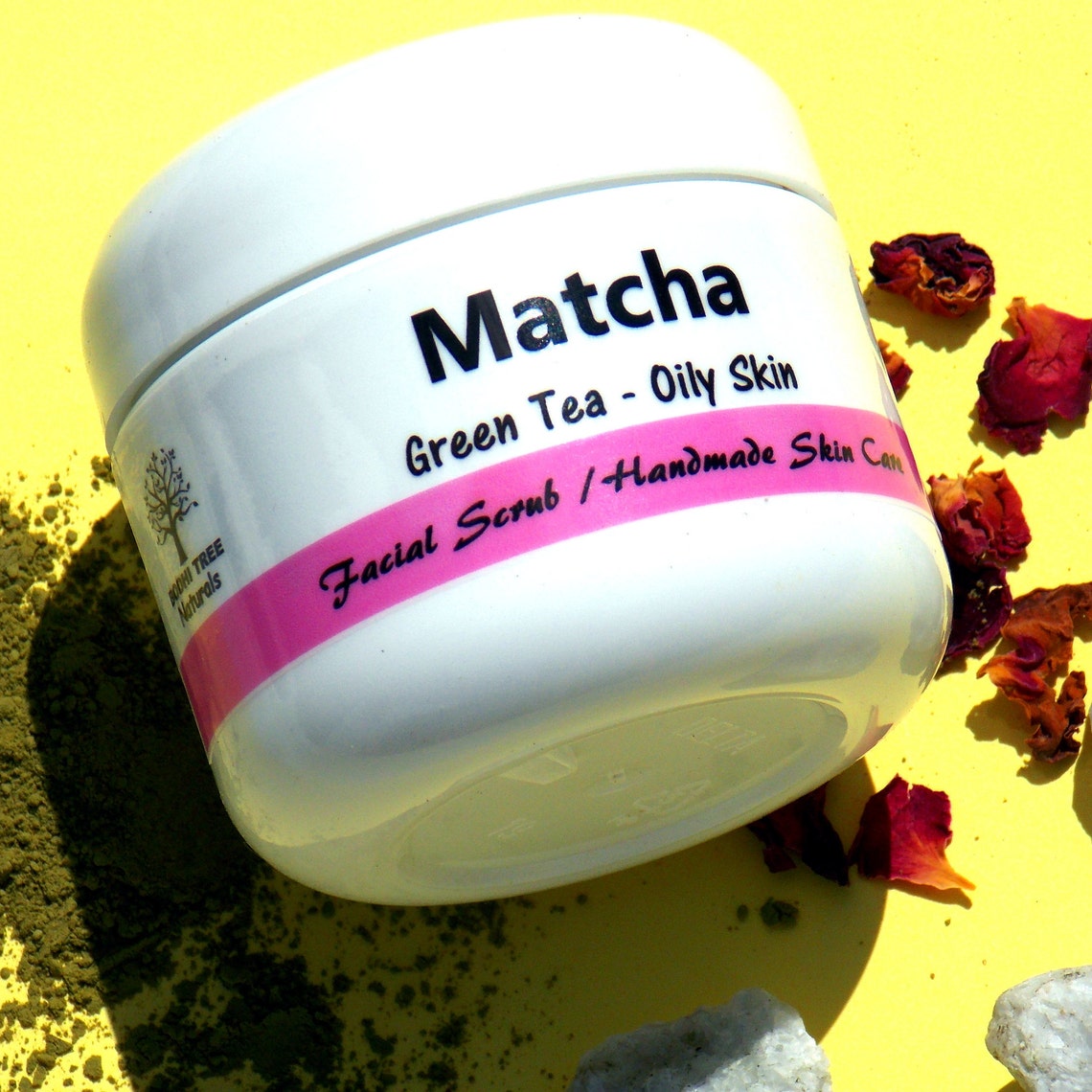 Superfood OILY & ACNE/ Matcha Green Tea Facial Scrub Deep Etsy
