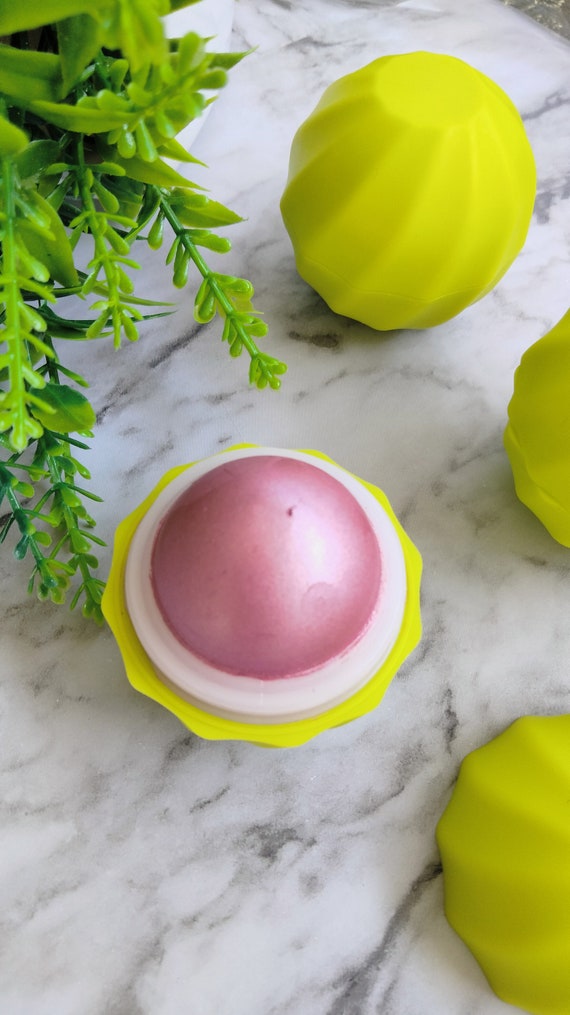 Handmade LIGHT PINK Raw honey Antioxidant Baby Pink Tinted Lip Balm/ Anti Aging / Light Pink Color/ Natural Skin Care