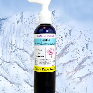 Freshly Handmade 4oz Hyaluronic Acid Face wash SALE / Natural Cleanser Anti aging - Gentle Cleanser Solution / All Skin Type