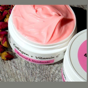 Vegan Collagen Face Cream: Natural Anti Aging Moisturizer, Eucommia Bark image 2