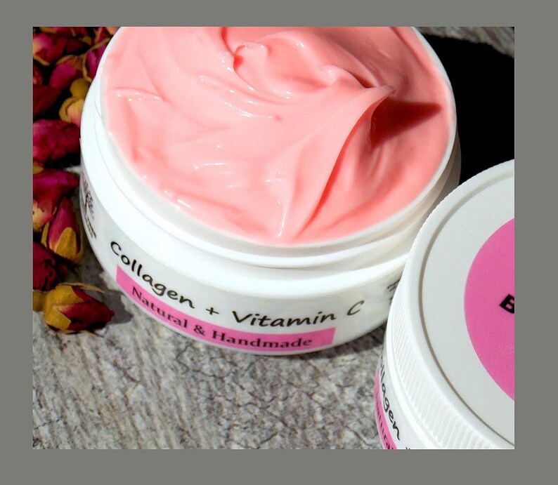Vegan Collagen Face Cream: Natural Anti Aging Moisturizer, Eucommia Bark image 2