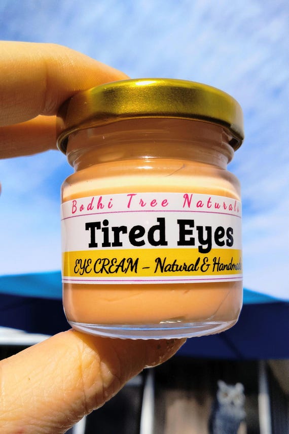 Firming Tired Eyes/EYE CREAM with Calendula & Chamomile - Anti Aging Eye Cream / Natural Handmade SkinCare