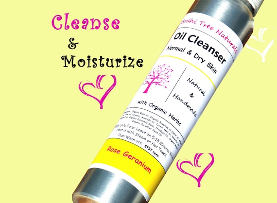 Deep Hydrating Moisturizing Oil/ Cleanser Anti aging Firming / Handmade Natural Skin Care