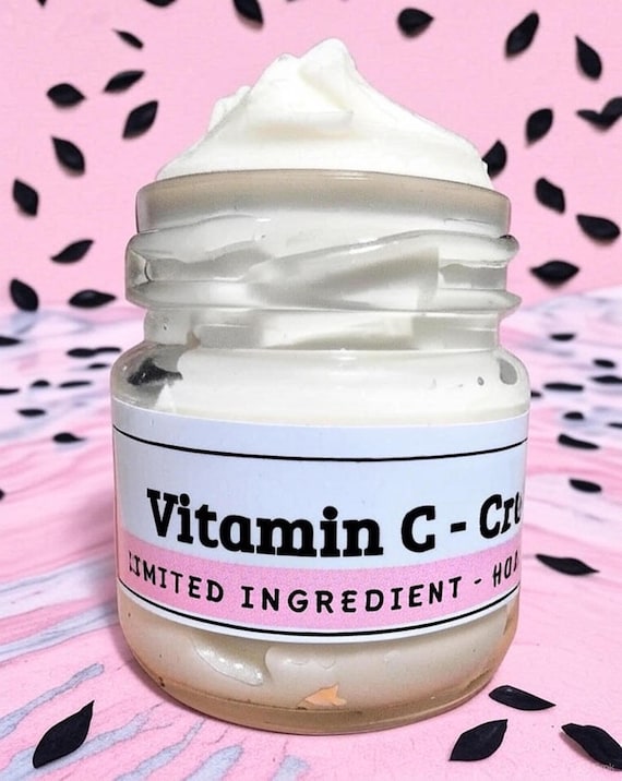 Face cream HIBISCUS Vitamin C Limited Ingredient Moisturizer - Handmade from Scratch