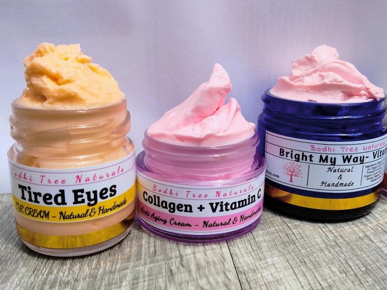 Collagen pink face moisturizer Anti Aging vitamin c cream
