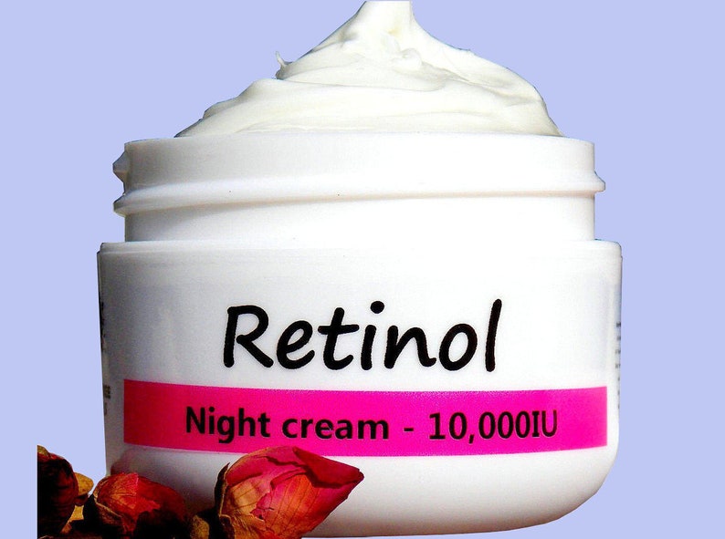 with Retinyl Palmitate _ Anti Aging Wrinkle cream non GMO _ Natural Handmade SkinCare image 1
