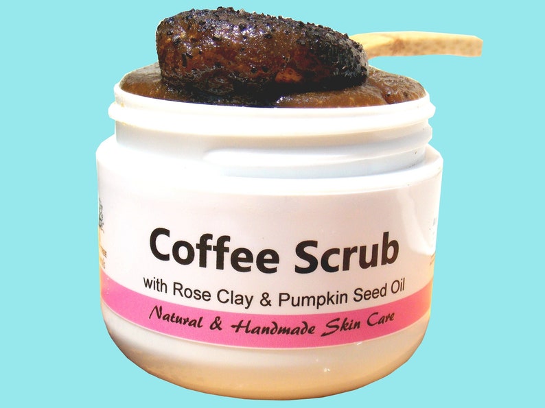 Exfoliating / Hydrating / Firming / Freshly Handmade / Facial Scrub 2oz / Coffee Scrub SALE Natural Skin Care image 1