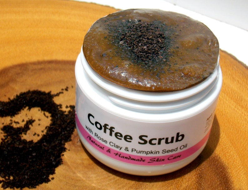 Exfoliating / Hydrating / Firming / Freshly Handmade / Facial Scrub 2oz / Coffee Scrub SALE Natural Skin Care image 5