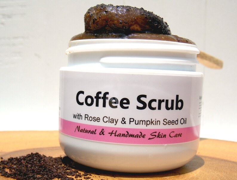 Exfoliating / Hydrating / Firming / Freshly Handmade / Facial Scrub 2oz / Coffee Scrub SALE Natural Skin Care image 10